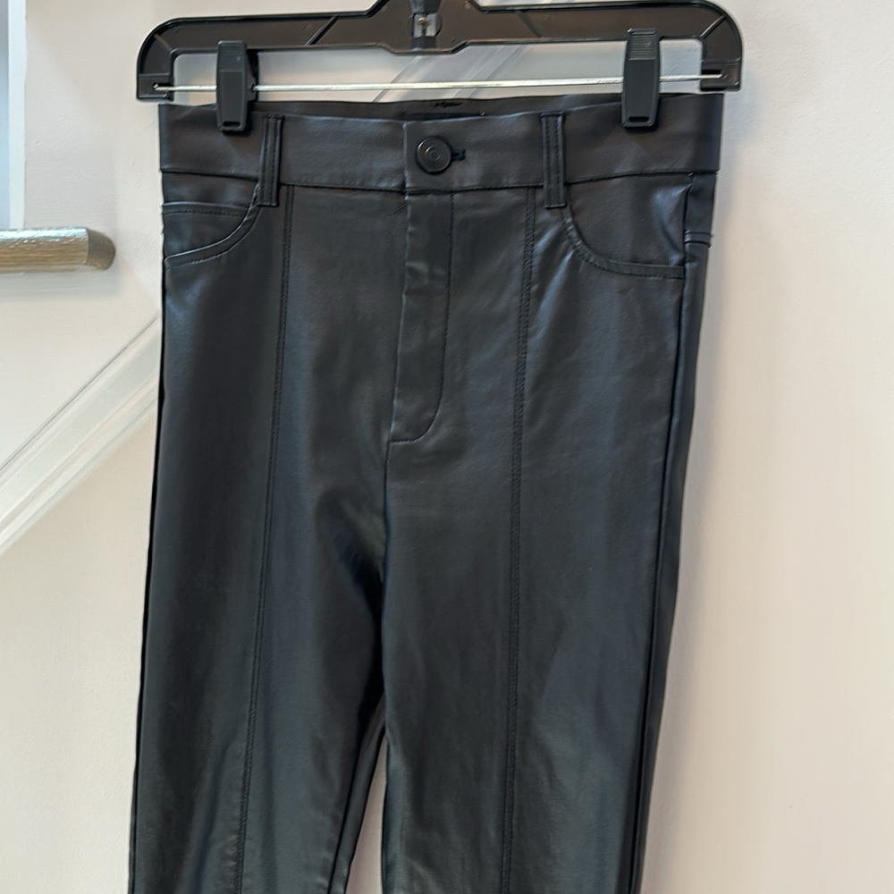 Zara Faux Leather Pants women’s size Small